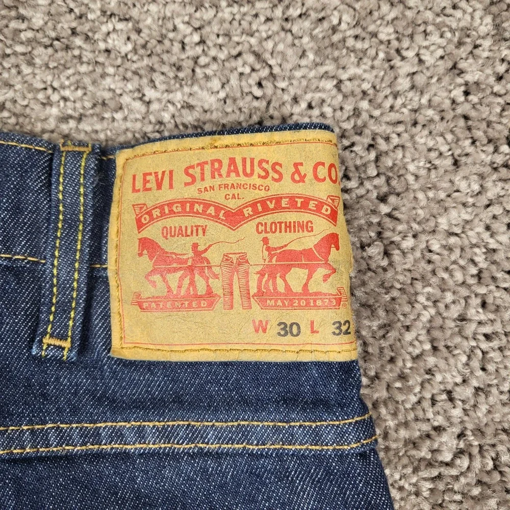 Levi's Men's Western Fit Straight Leg Strong Denim Jeans Dark Wash W30 L32